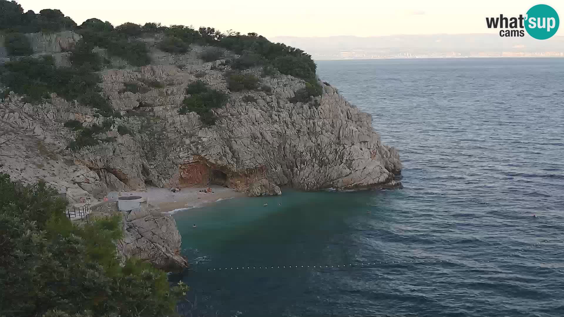 Webcam Brseč beach – Mošćenička Draga – Croatia