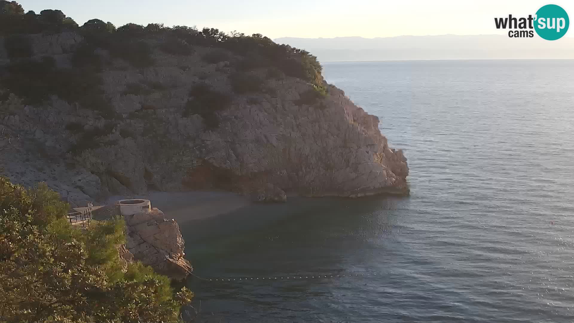 Webcam Brseč beach – Mošćenička Draga – Croatia