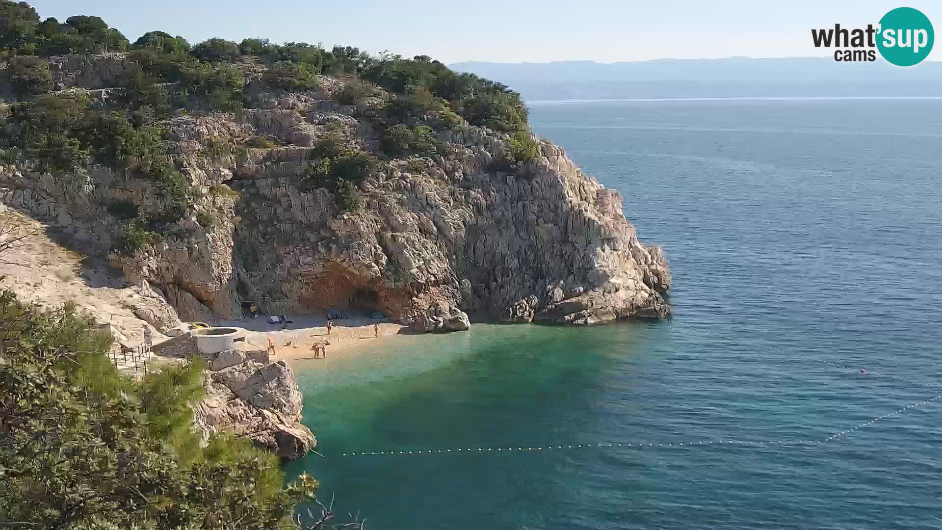 Webcam Brseč beach – Mošćenička Draga – Croatia
