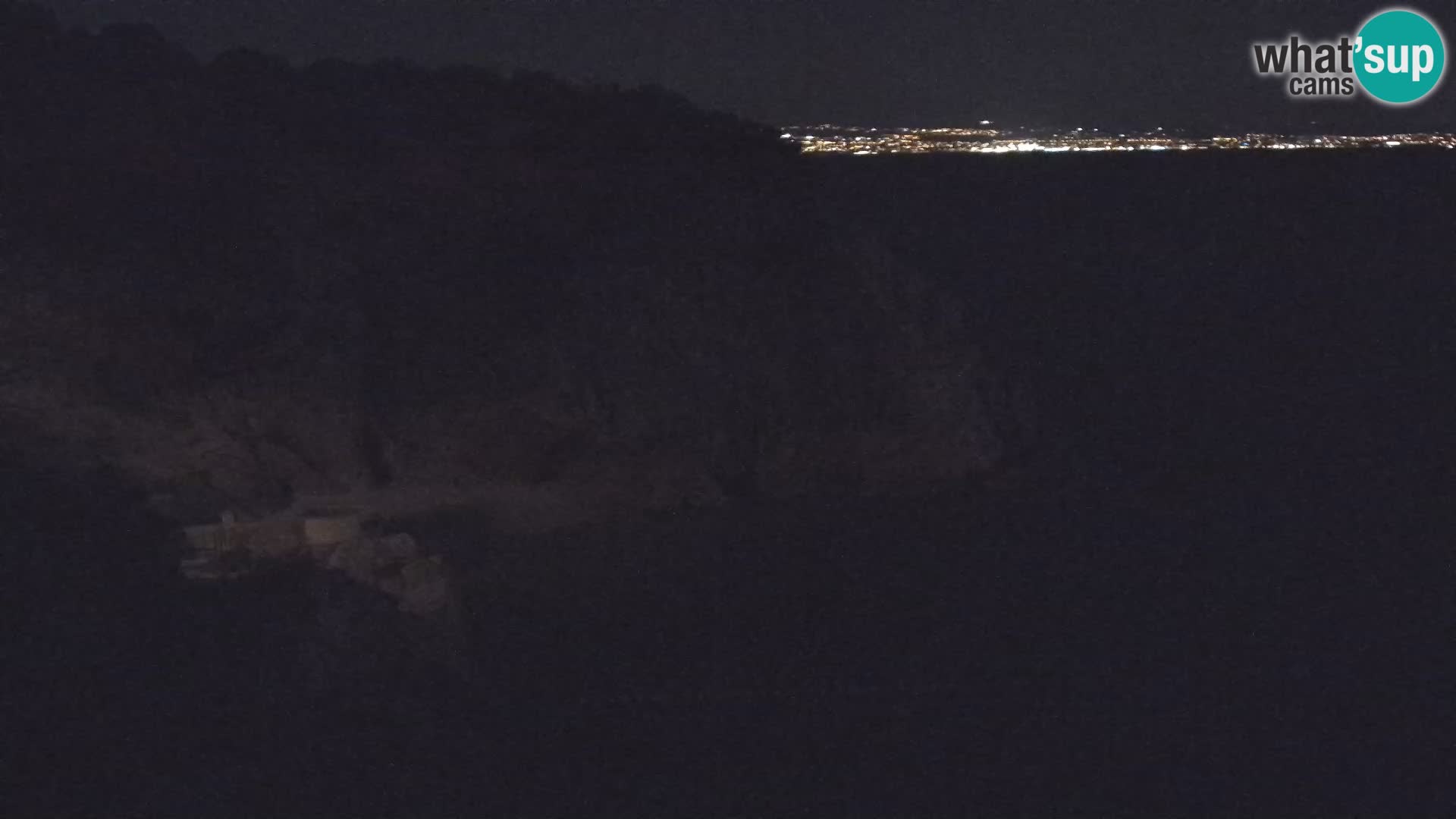 Webcam plage Brseč à Mošćenička Draga, Croatie