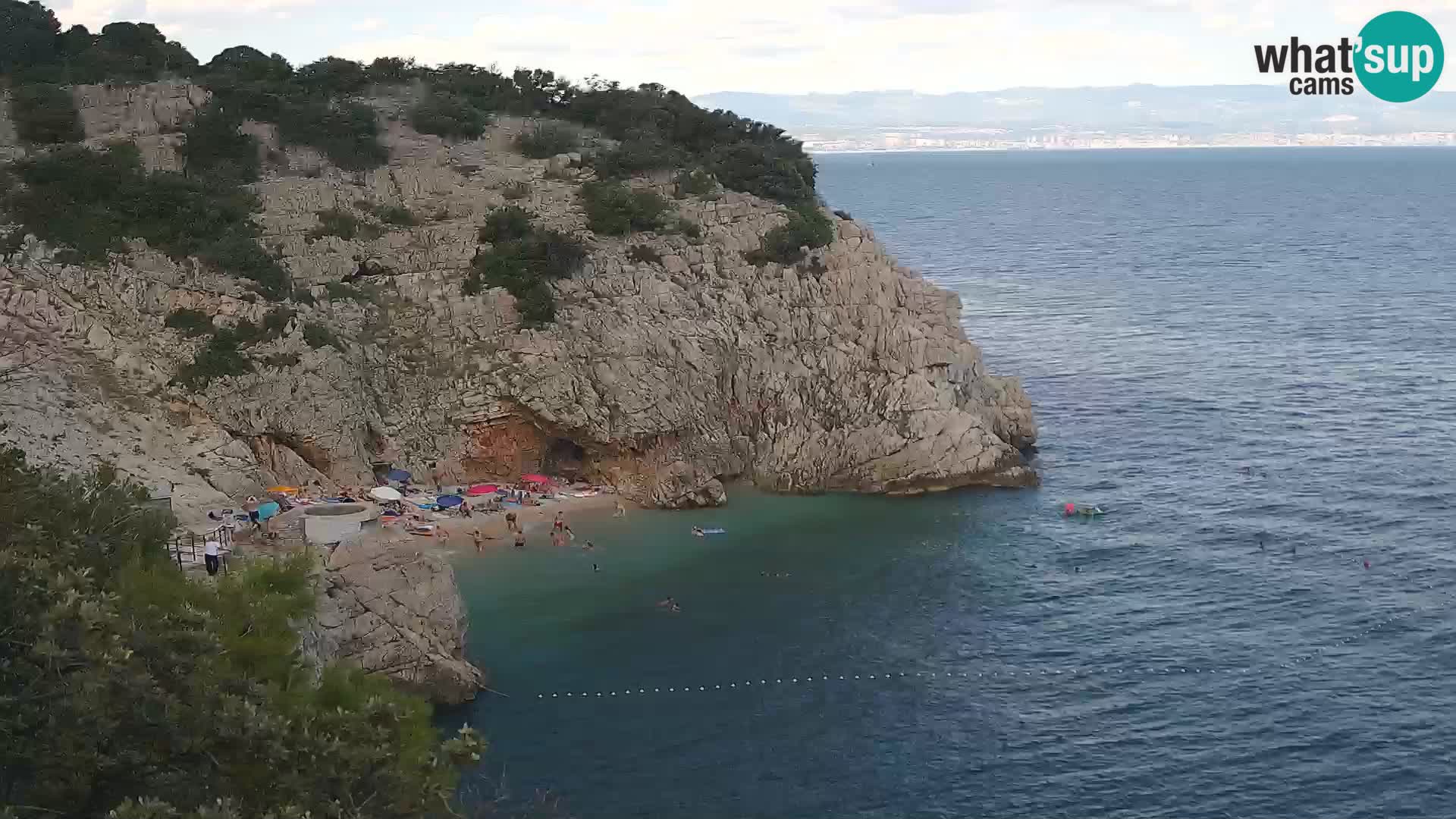 Webcam Brseč Strand – Mošćenička Draga – Kroatien