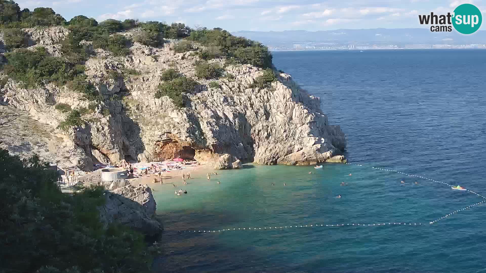 Webcam Brseč Strand – Mošćenička Draga – Kroatien