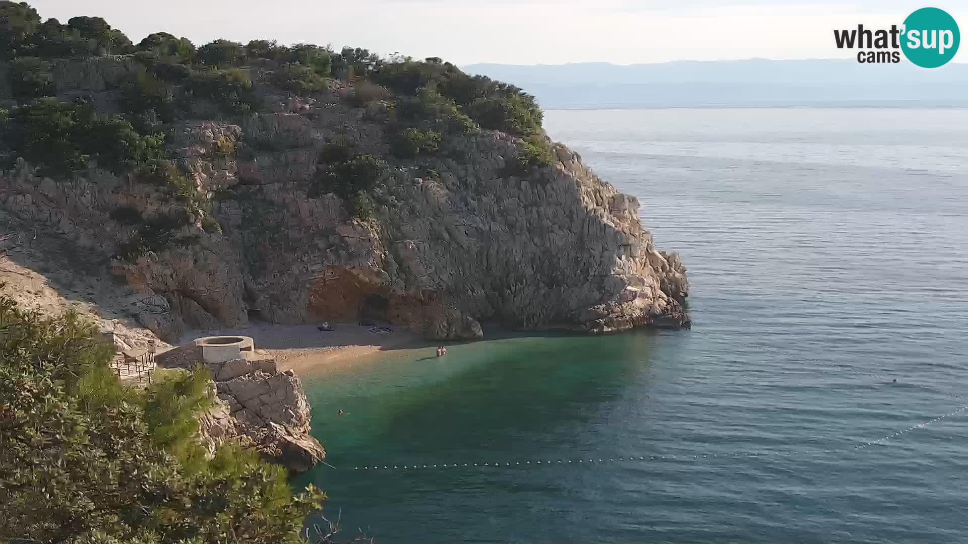 Webcam Brseč Strand – Mošćenička Draga – Kroatien