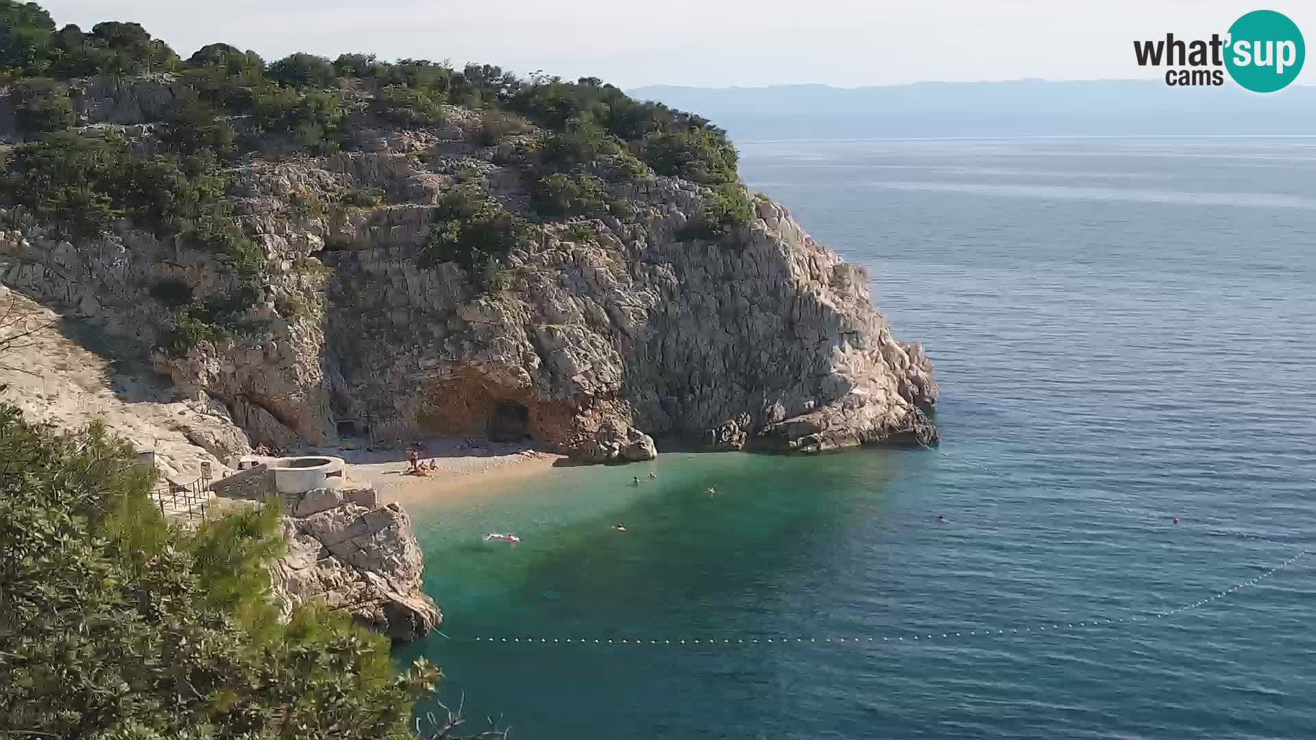 Webcam Brseč Strand – Mošćenička Draga – Kroatien