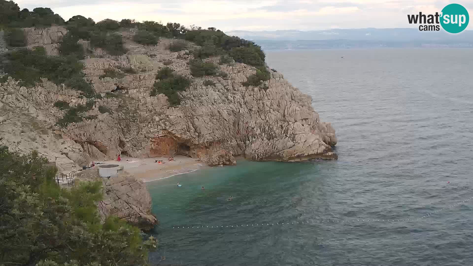 Web kamera plaže Brseč – Mošćenička Draga – Hrvatska