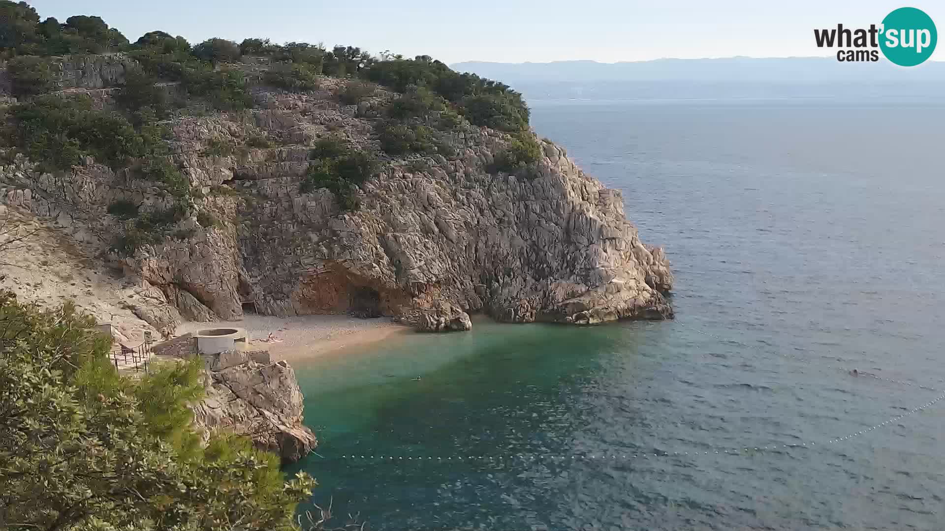 Webcam Brseč beach – Mošćenička Draga – Croatia