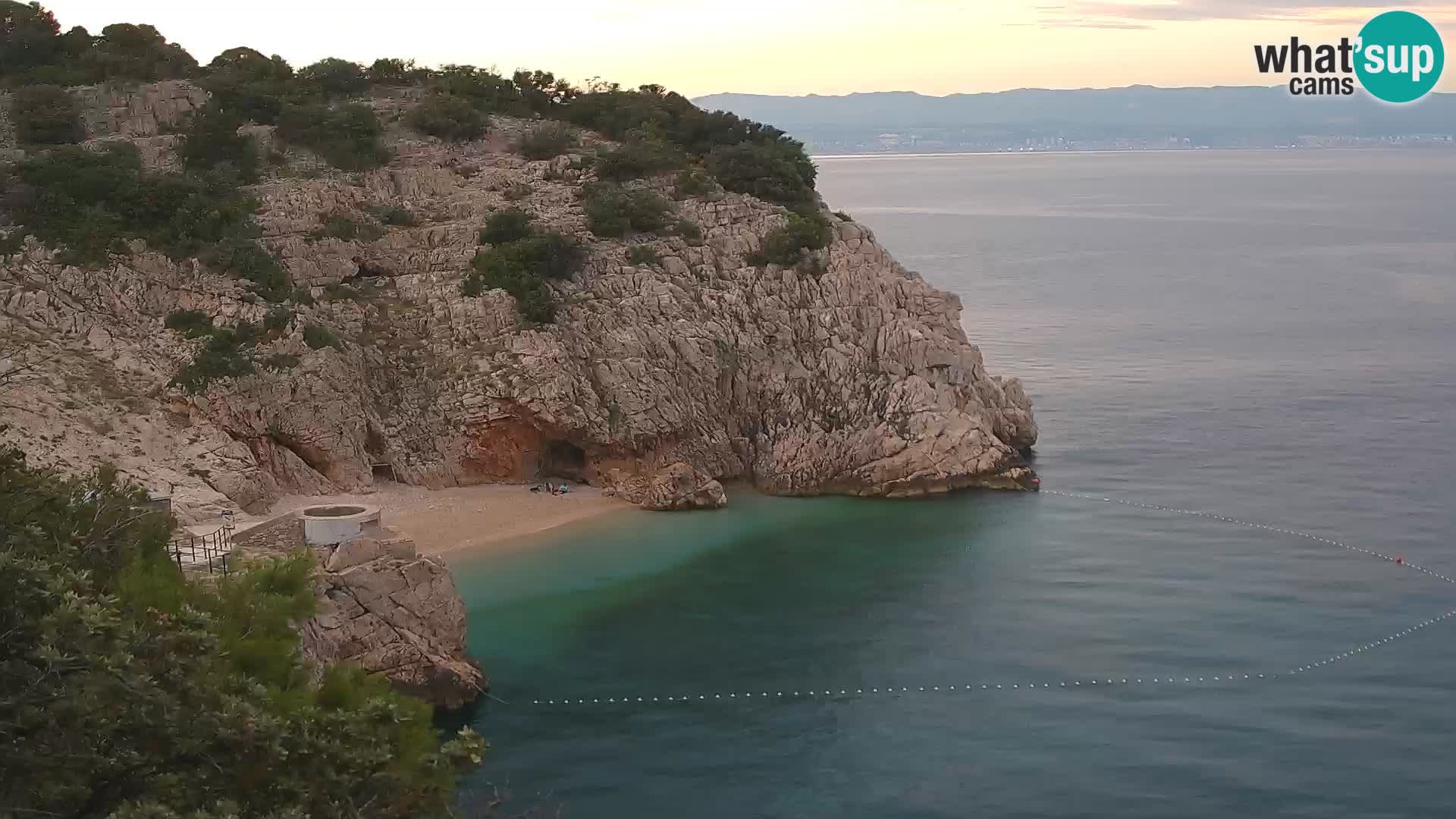 Web kamera plaže Brseč – Mošćenička Draga – Hrvatska