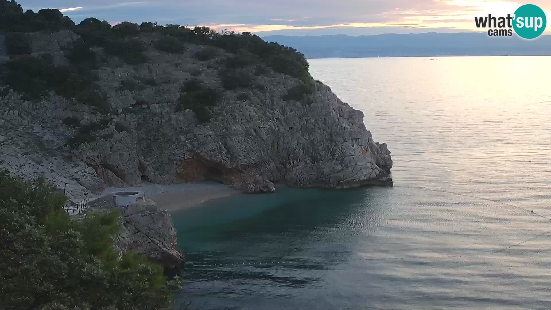 Web kamera plaže Brseč – Mošćenička Draga – Hrvatska