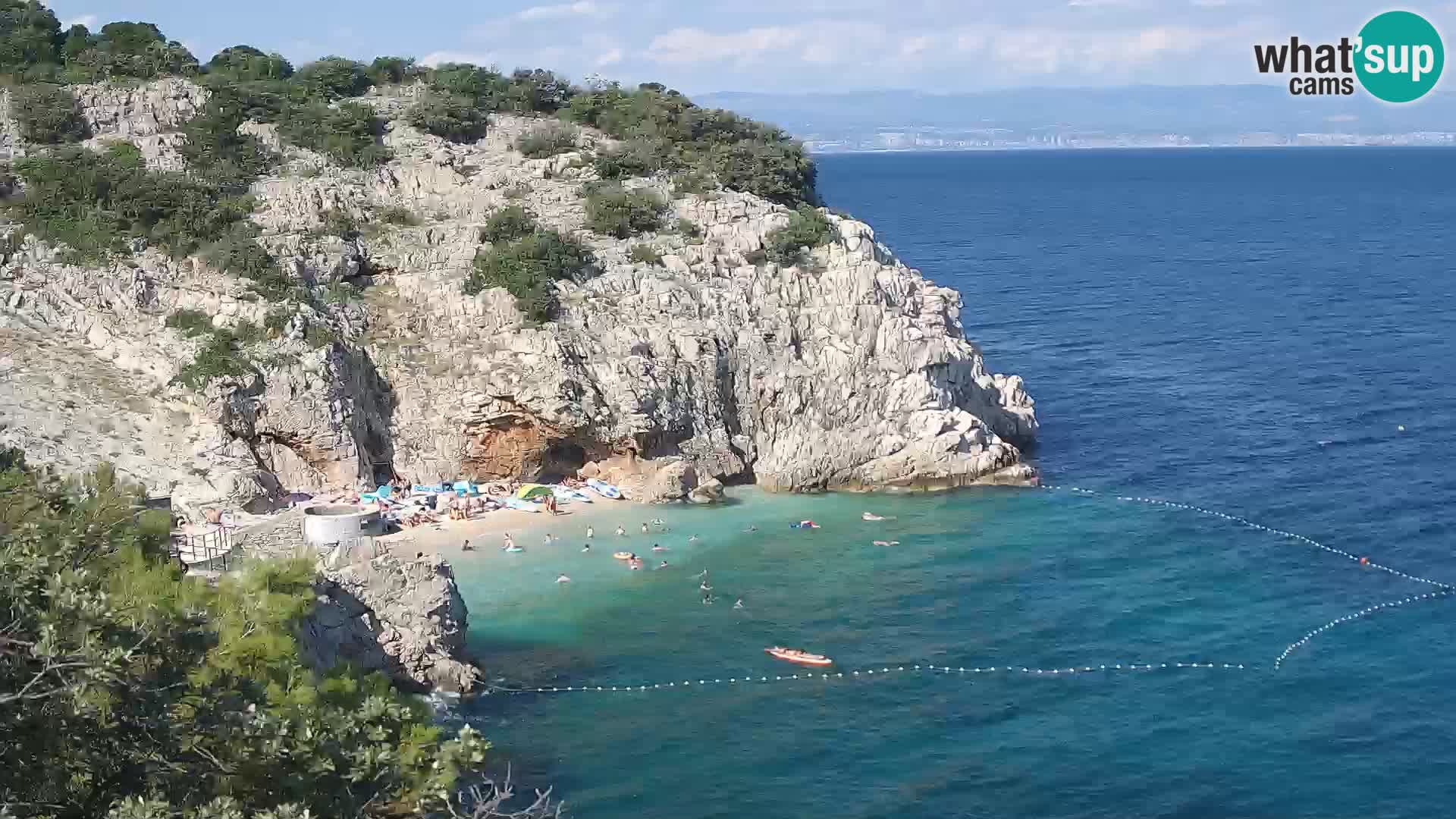 Webcam Bersezio spiaggia – Draga di Moschiena – Croazia