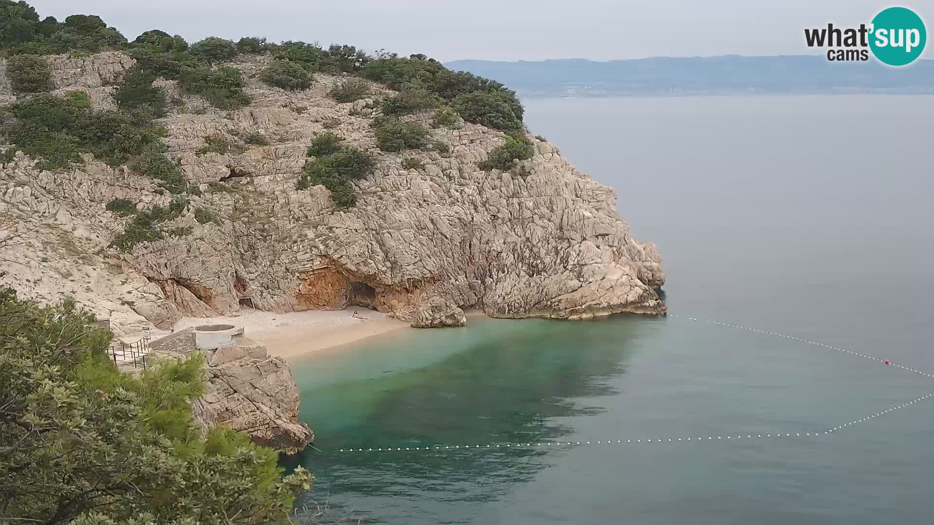 Web kamera plaže Brseč – Mošćenička Draga – Hrvatska
