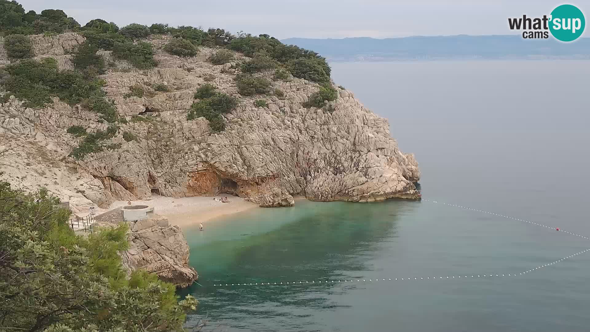 Webcam Bersezio spiaggia – Draga di Moschiena – Croazia