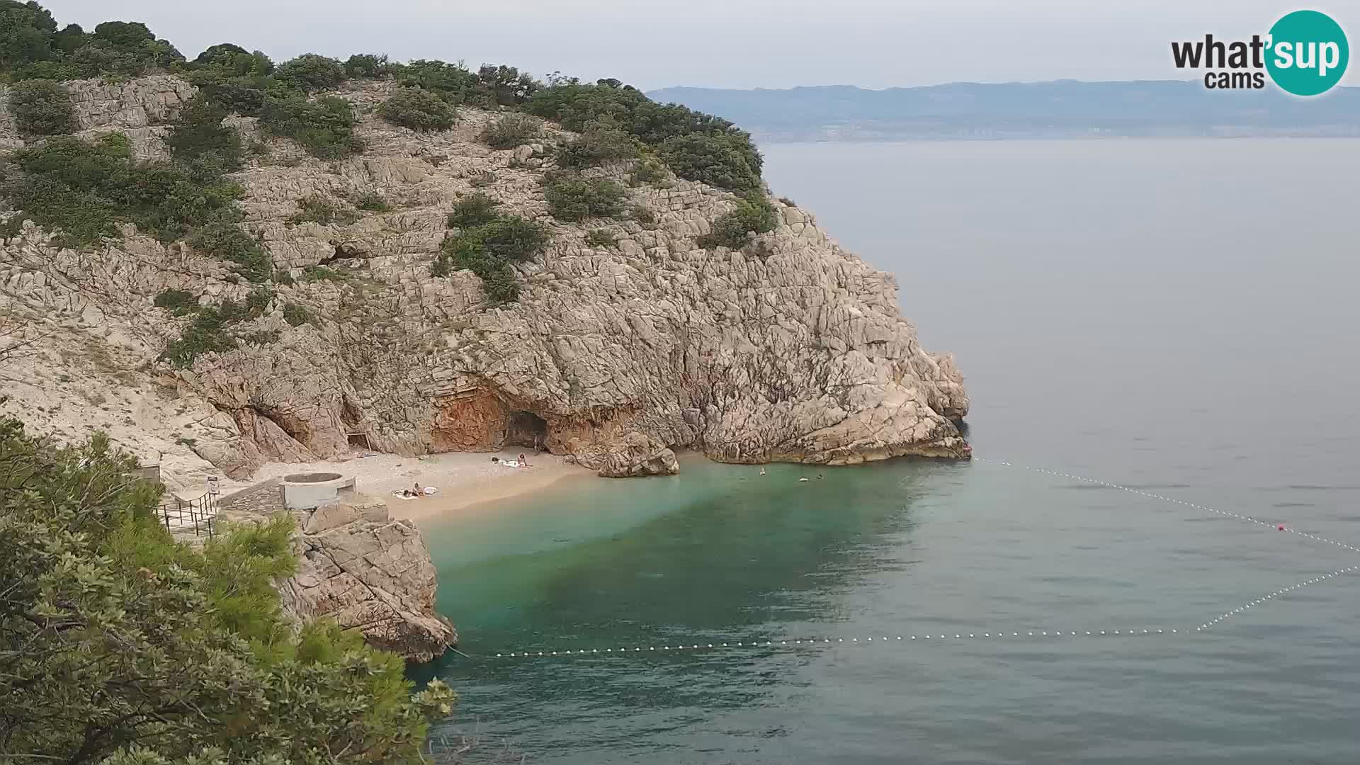 Webcam Bersezio spiaggia – Draga di Moschiena – Croazia