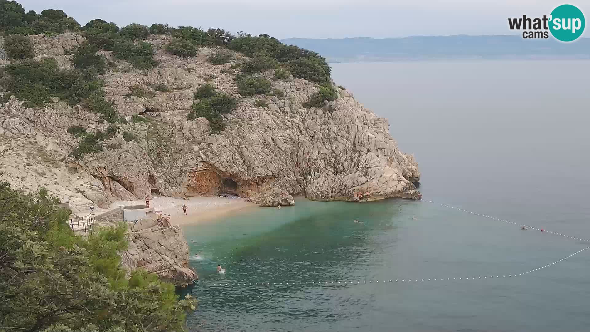 Webcam Bersezio spiaggia – Draga di Moschiena – Croazia