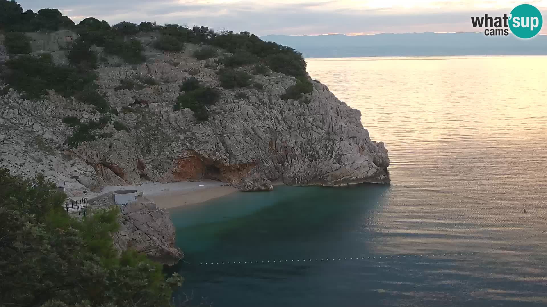 Webcam Brseč beach – Mošćenička Draga – Croatia
