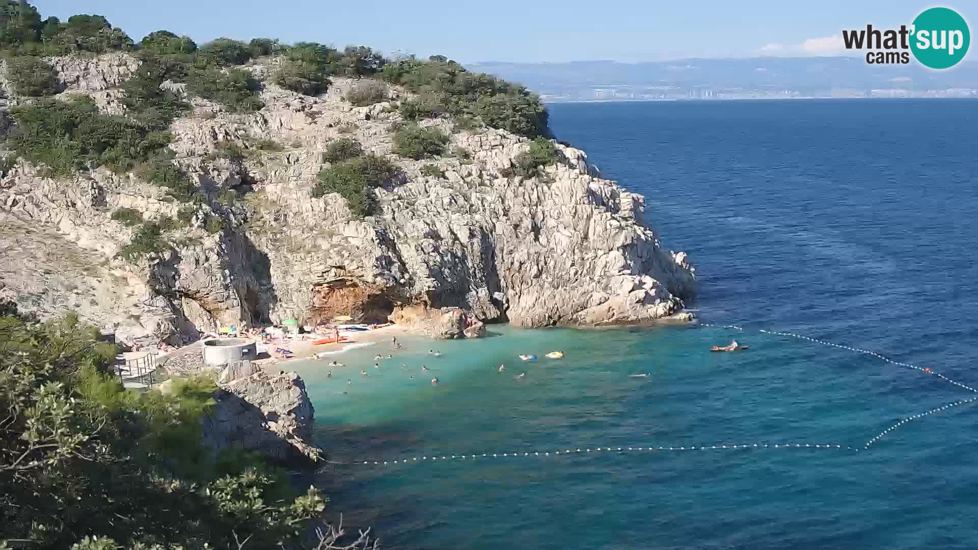 Webcam Brseč Strand – Mošćenička Draga – Kroatien