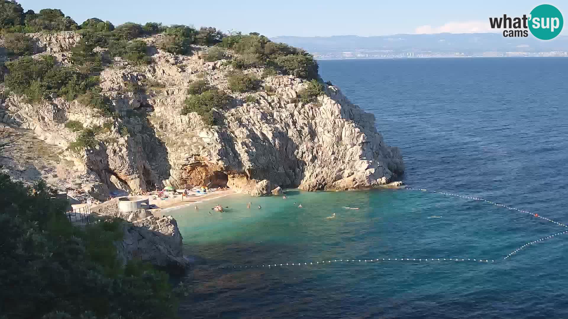 Webcam Brseč Strand – Mošćenička Draga – Kroatien