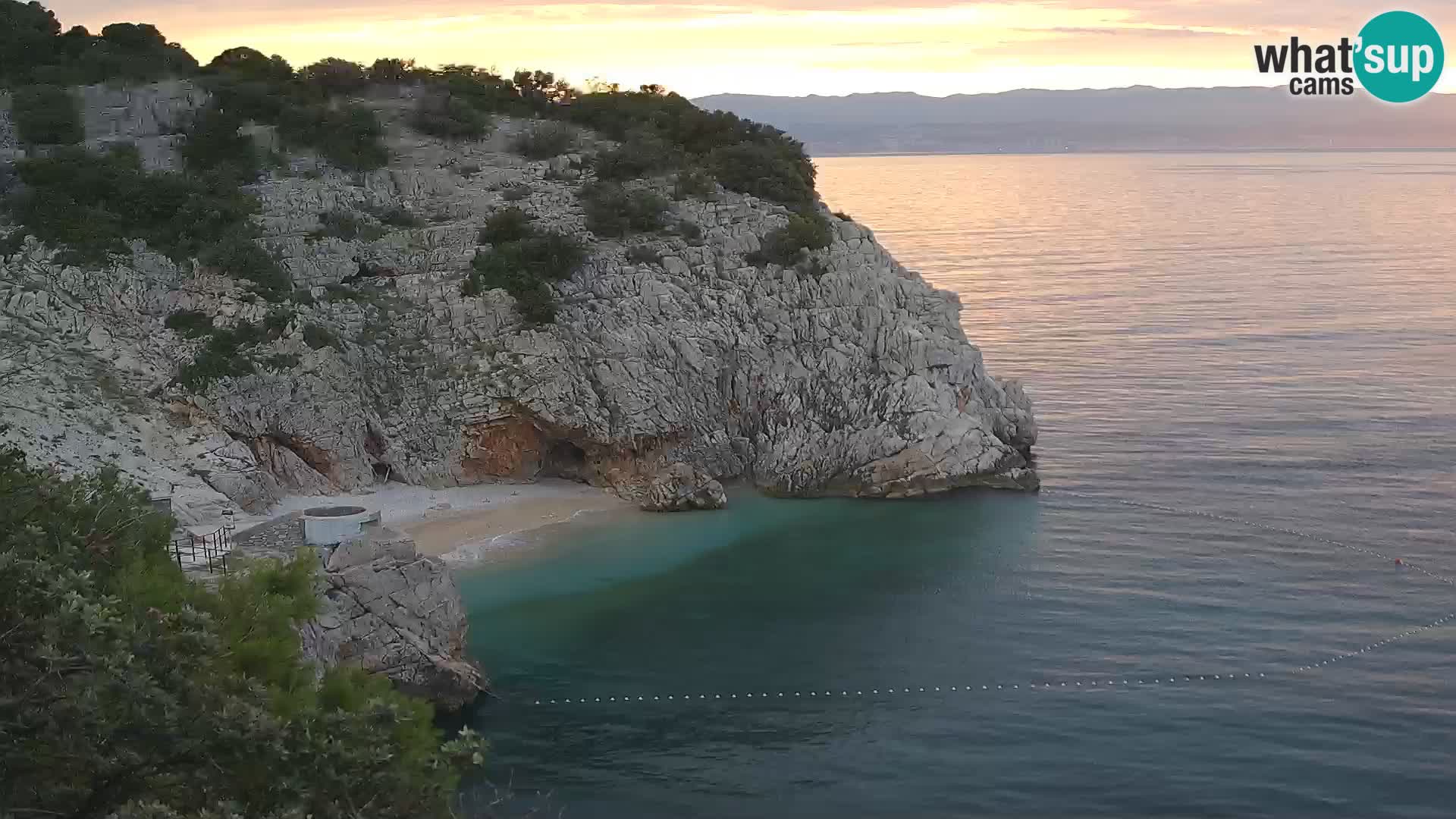 Webcam Brseč beach – Mošćenička Draga – Croatia