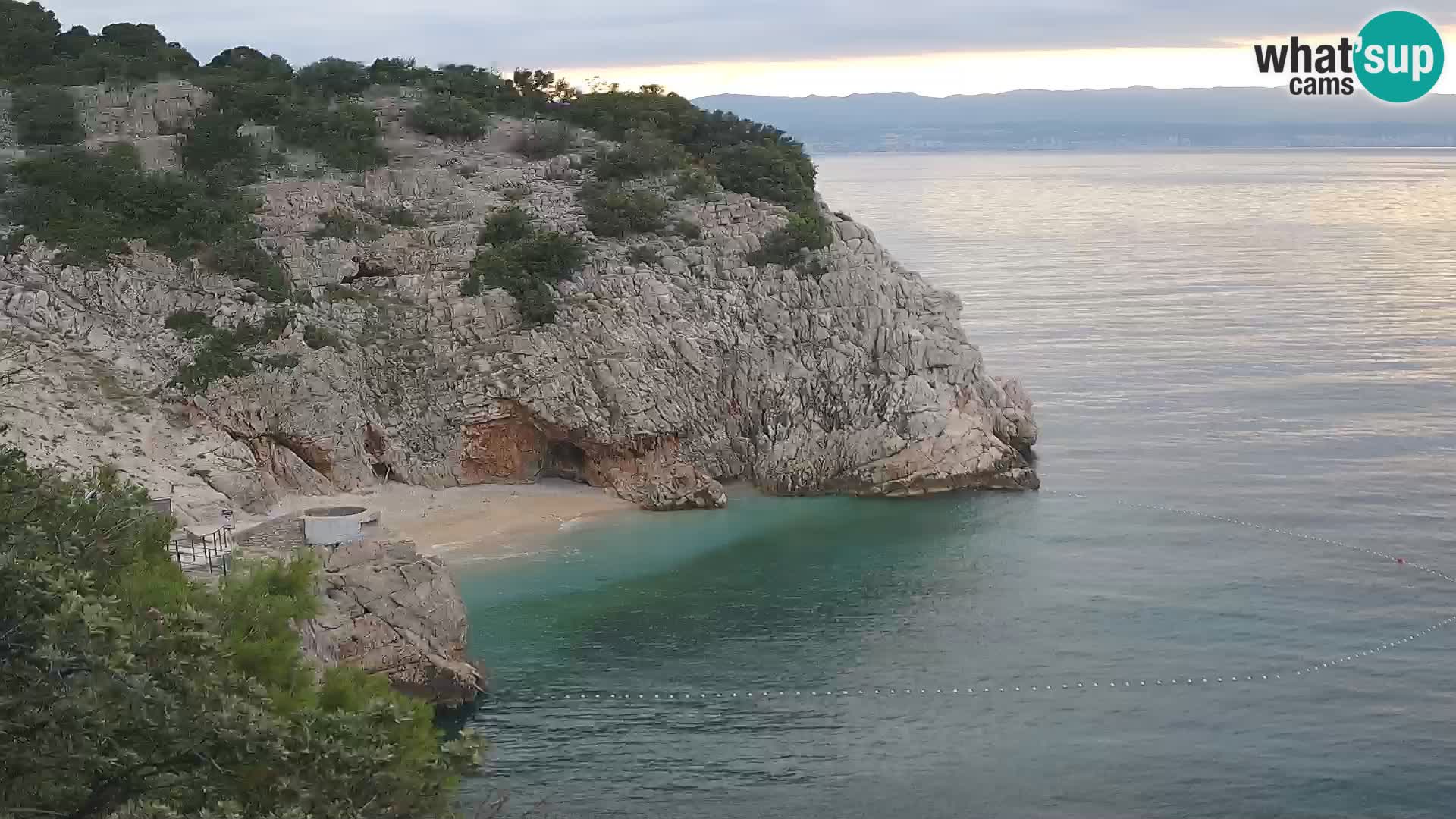 Webcam Brseč beach – Mošćenička Draga – Croatia