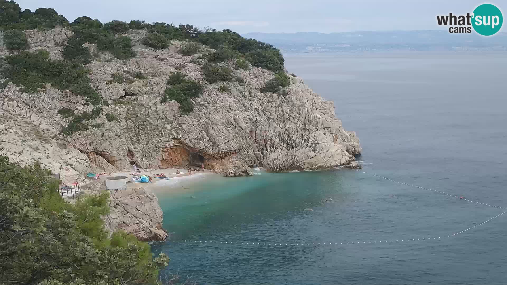 Webcam Brseč Strand – Mošćenička Draga – Kroatien
