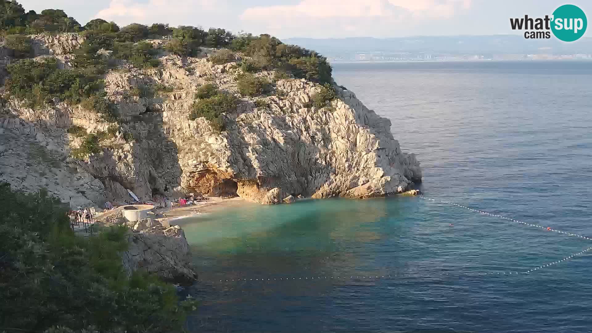 Webcam Brseč beach – Mošćenička Draga – Croatia