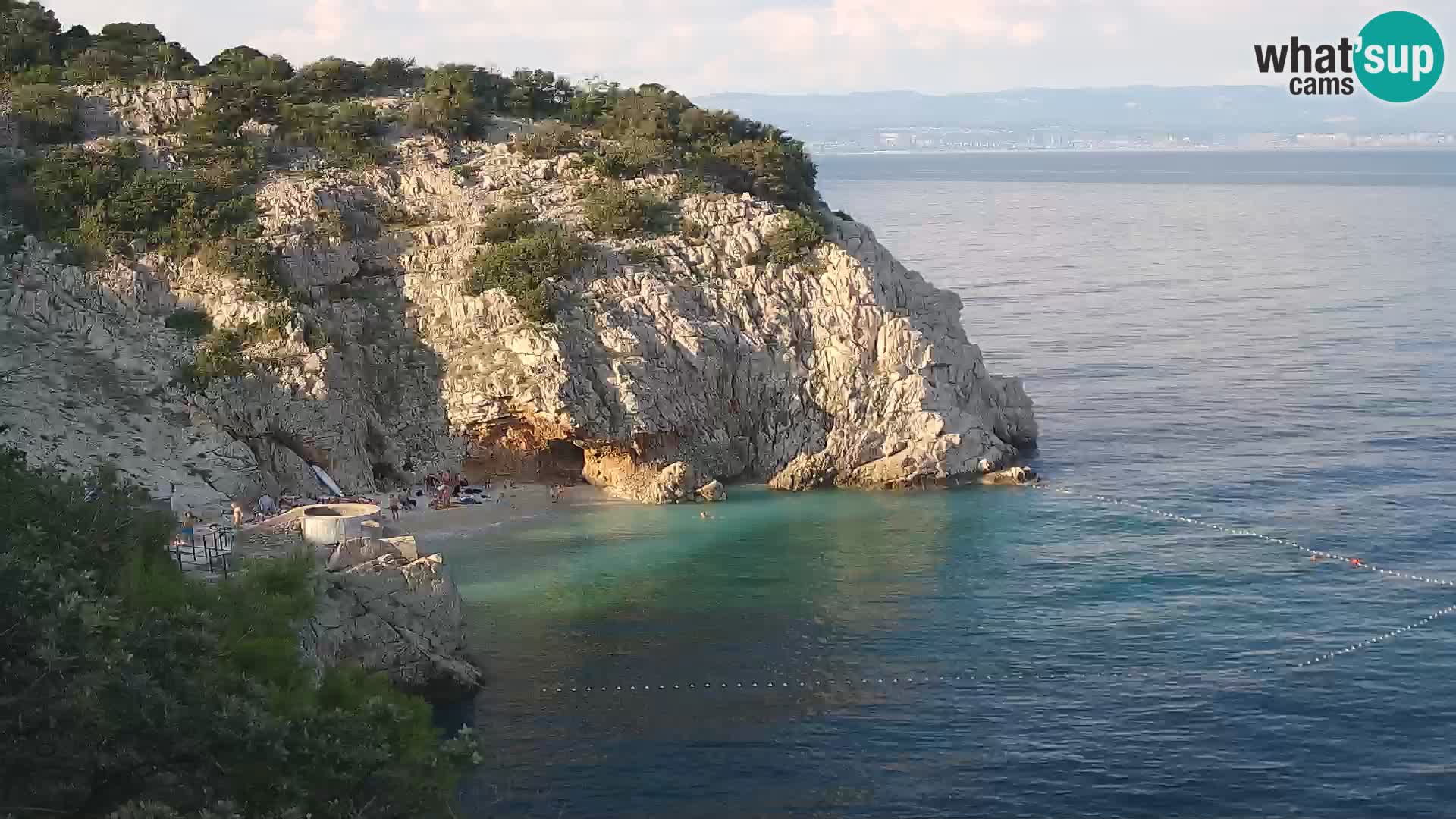 Webcam Brseč beach – Mošćenička Draga – Croatia