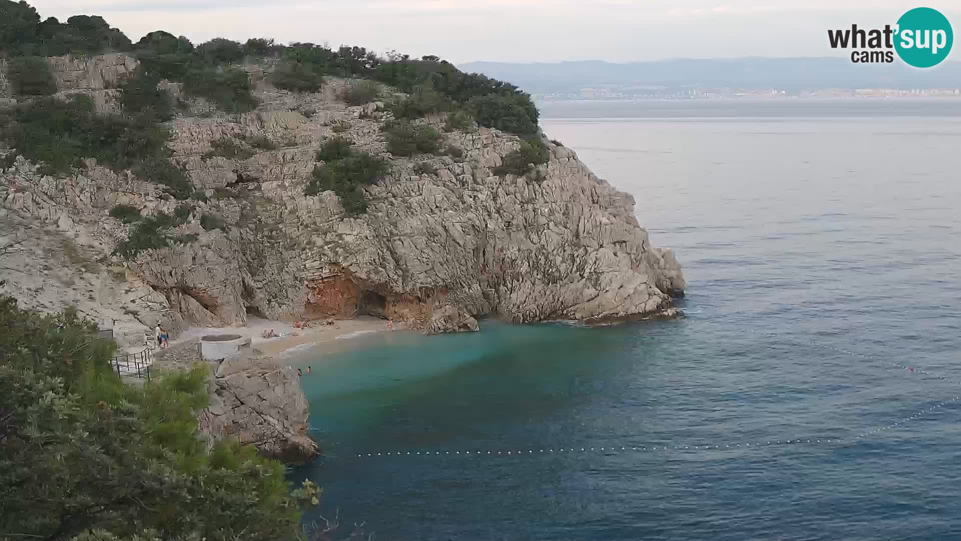 Webcam Brseč beach – Mošćenička Draga – Croatia