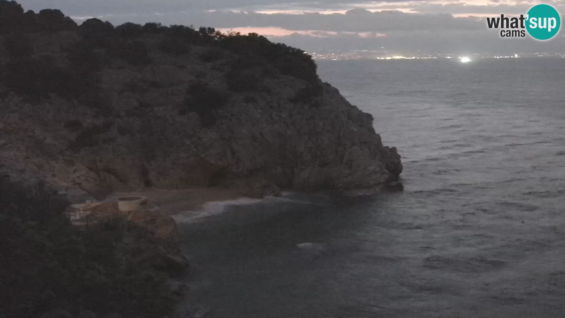 Spletna kamera Brseč plaža – Mošćenička Draga – Hrvaška