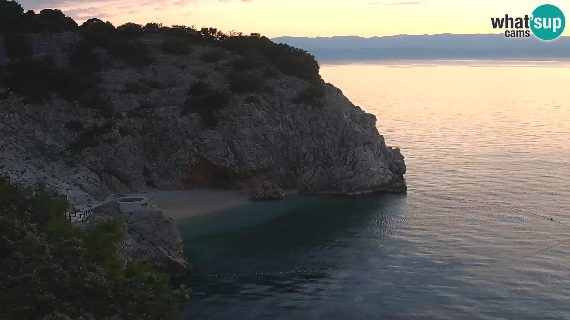 Web kamera plaže Brseč – Mošćenička Draga – Hrvatska