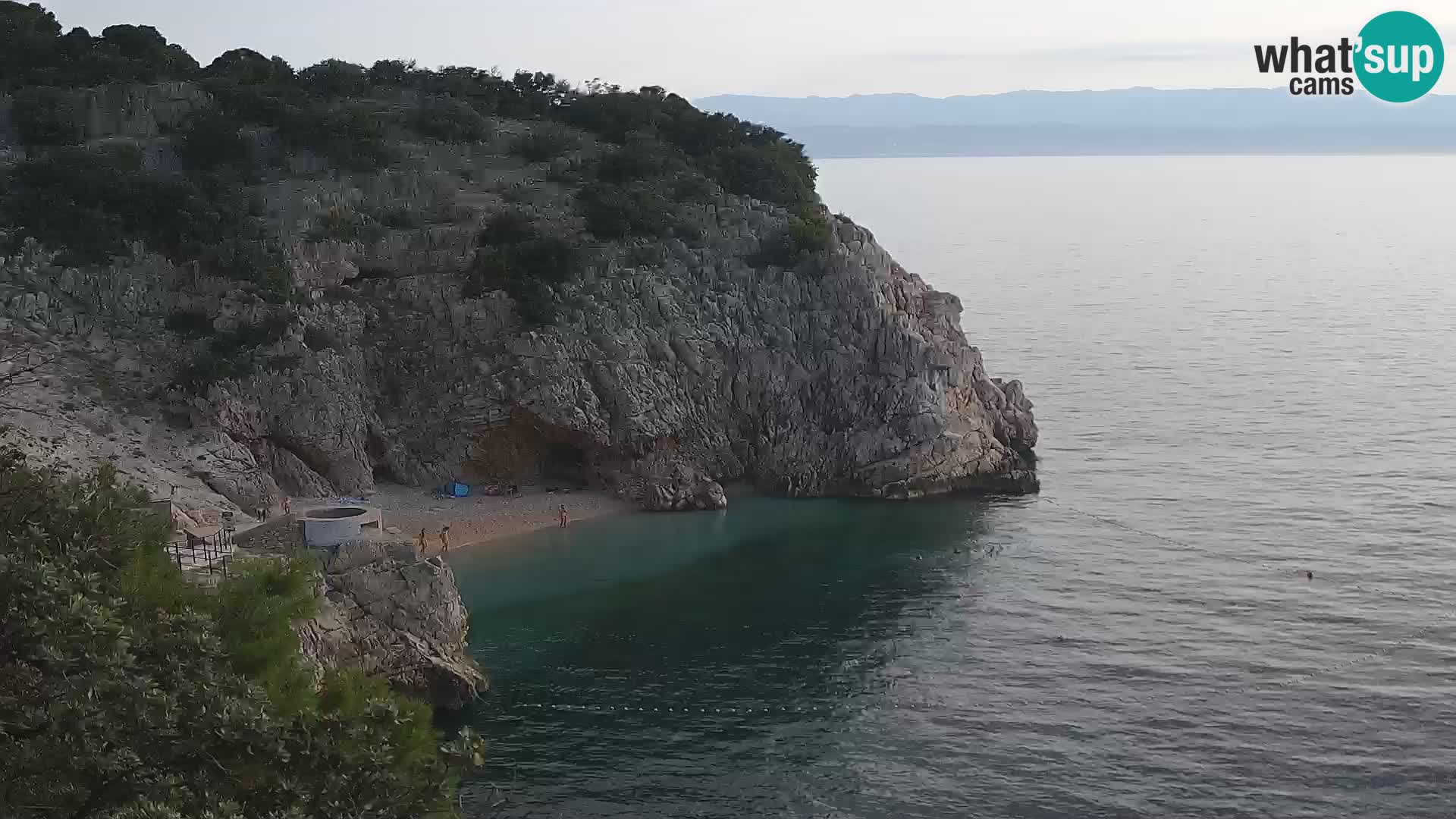 Web kamera plaže Brseč – Mošćenička Draga – Hrvatska