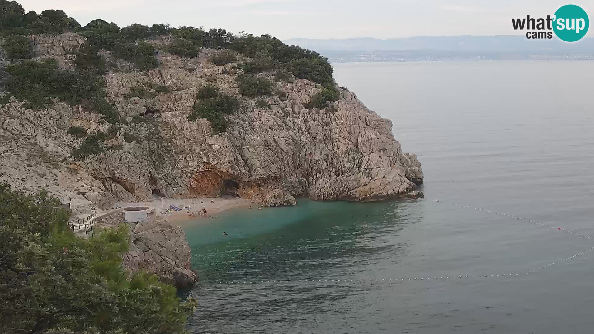 Web kamera plaže Brseč – Mošćenička Draga – Hrvatska