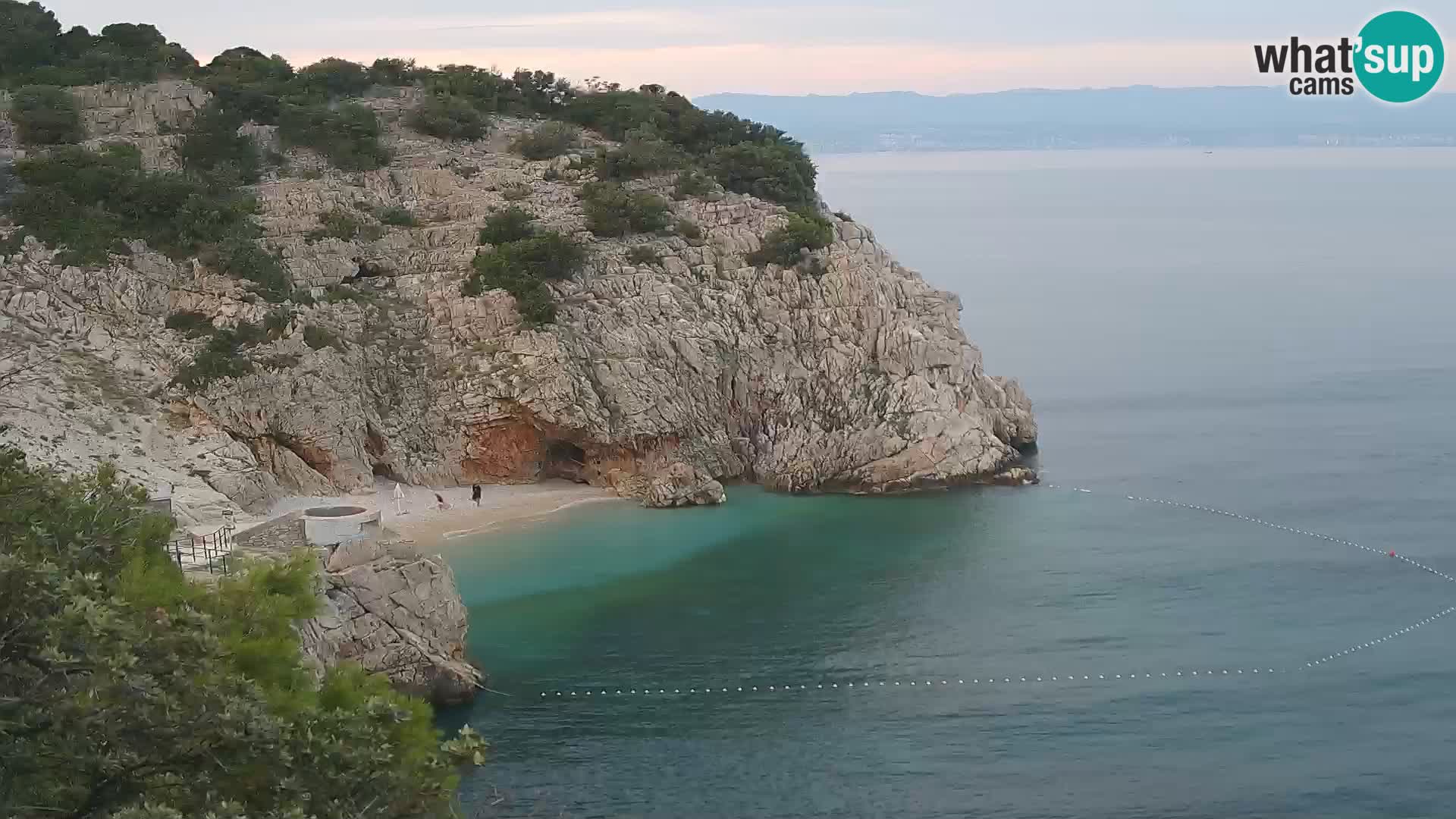Web kamera plaže Brseč – Mošćenička Draga – Hrvatska