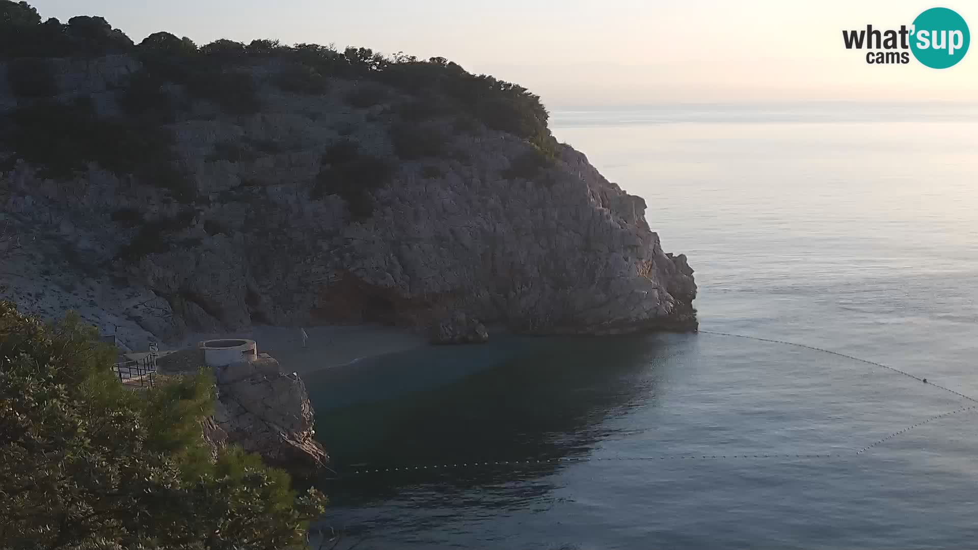 Webcam Brseč beach – Mošćenička Draga – Croatia
