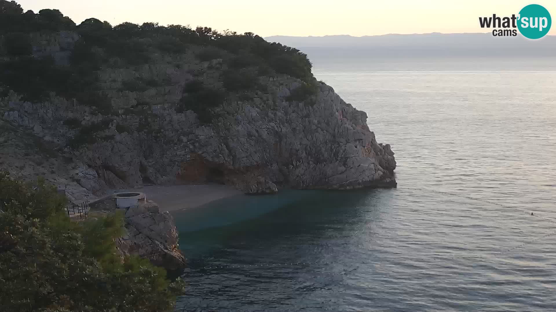 Web kamera plaže Brseč – Mošćenička Draga – Hrvatska