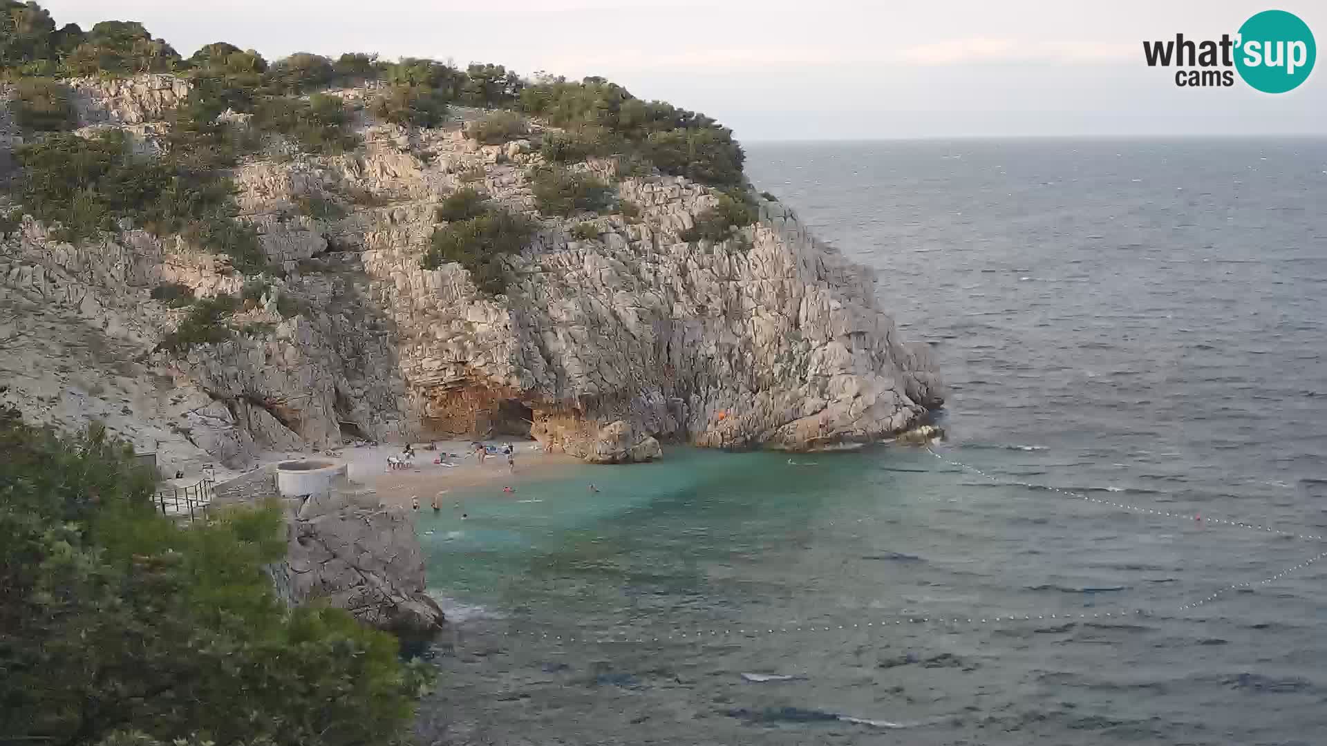 Webcam Brseč beach – Mošćenička Draga – Croatia