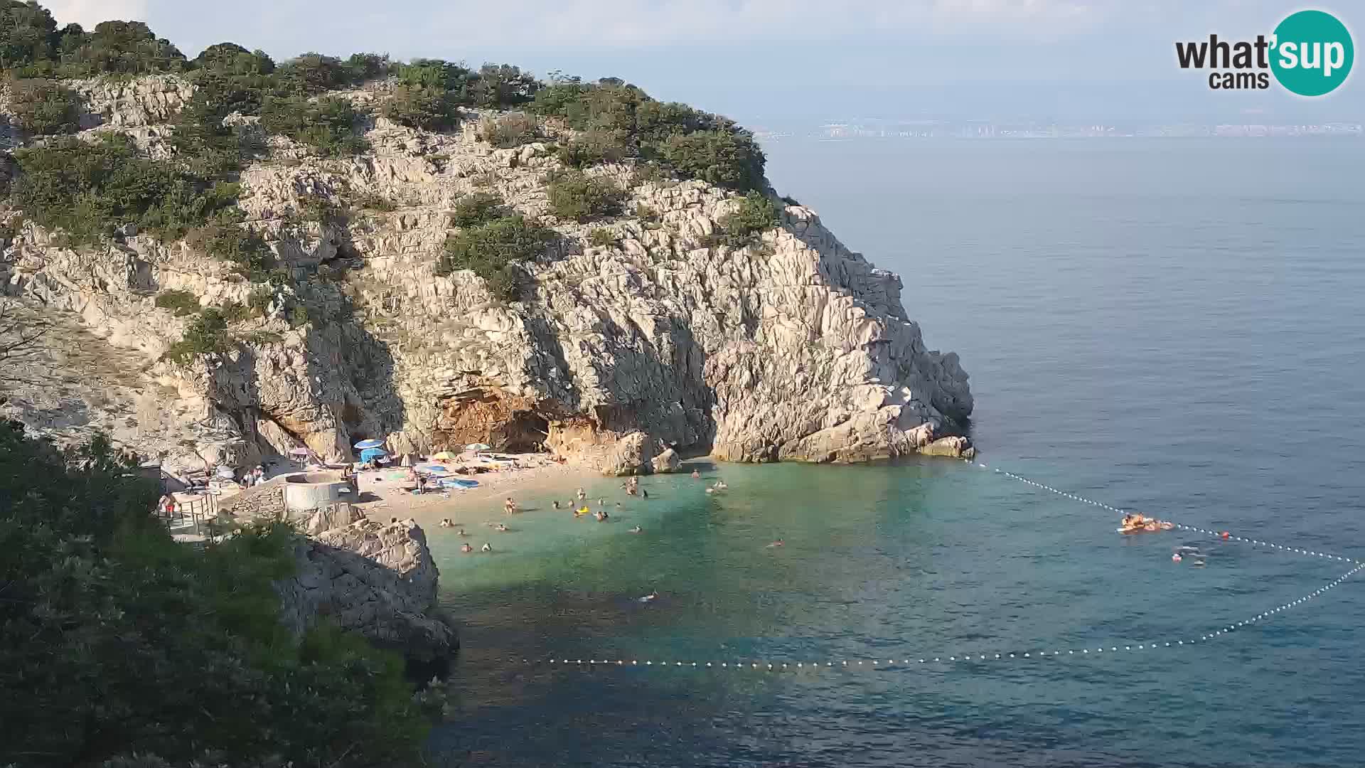 Webcam Brseč Strand – Mošćenička Draga – Kroatien
