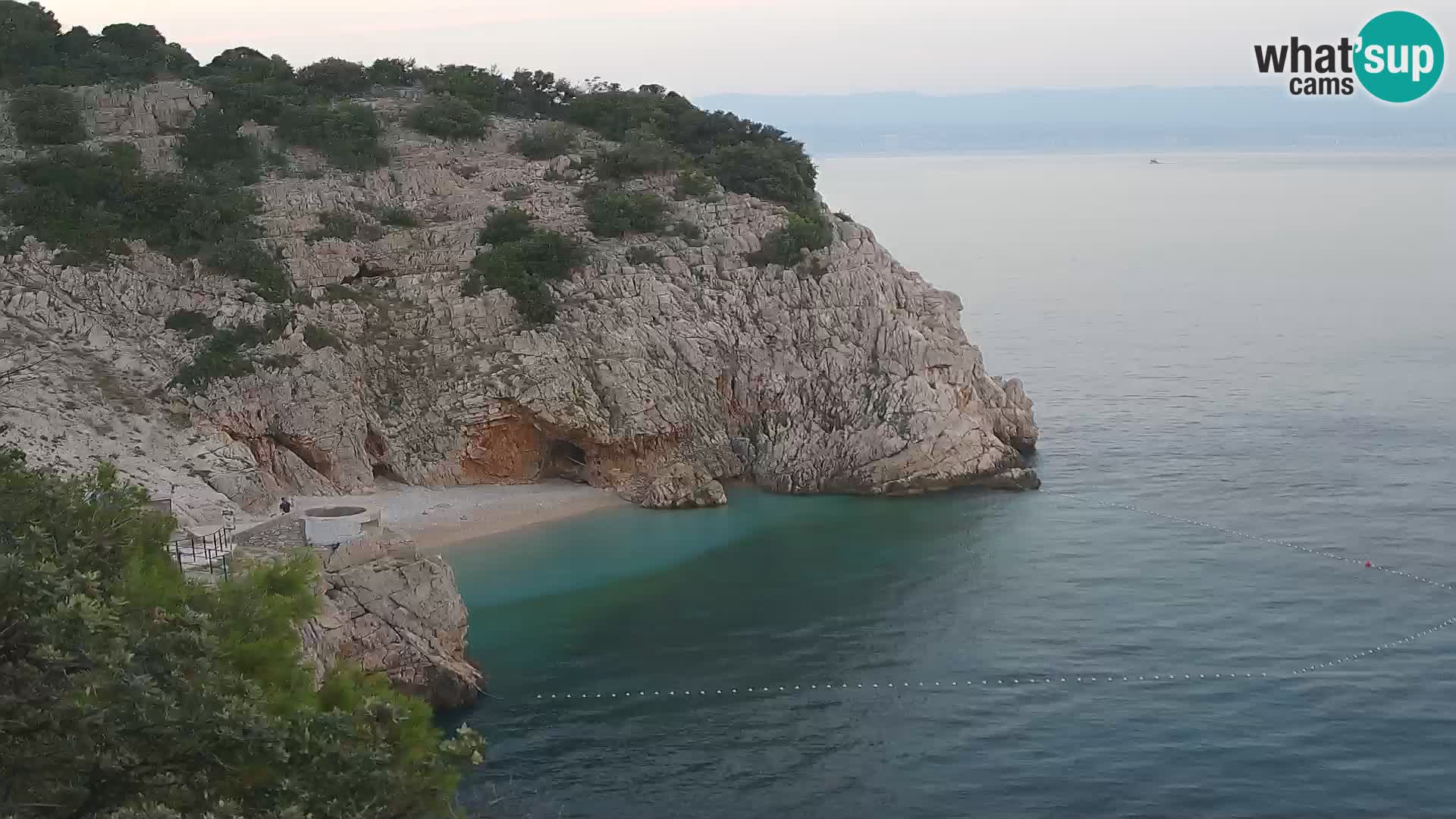 Web kamera plaže Brseč – Mošćenička Draga – Hrvatska