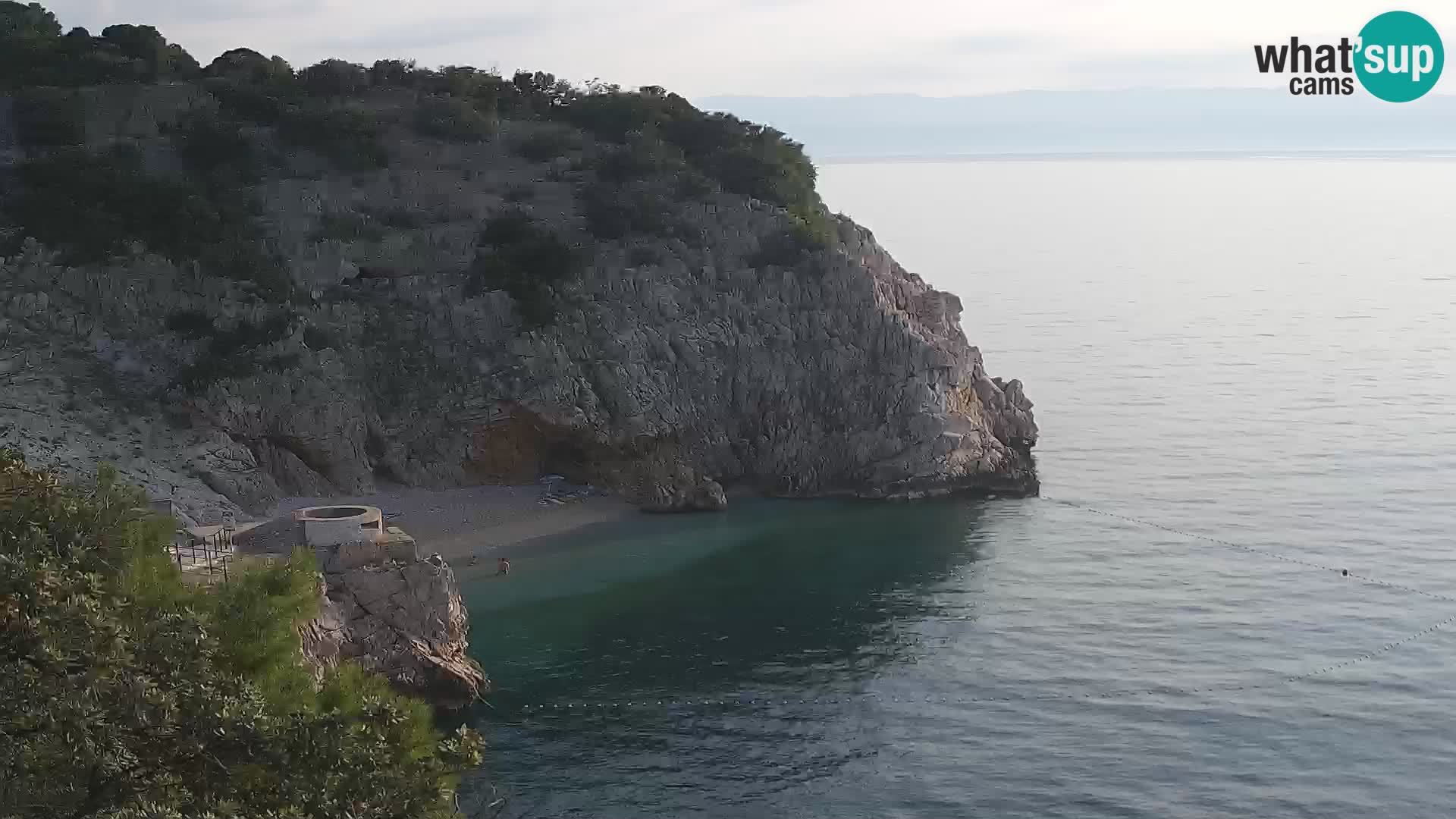 Webcam Brseč Strand – Mošćenička Draga – Kroatien