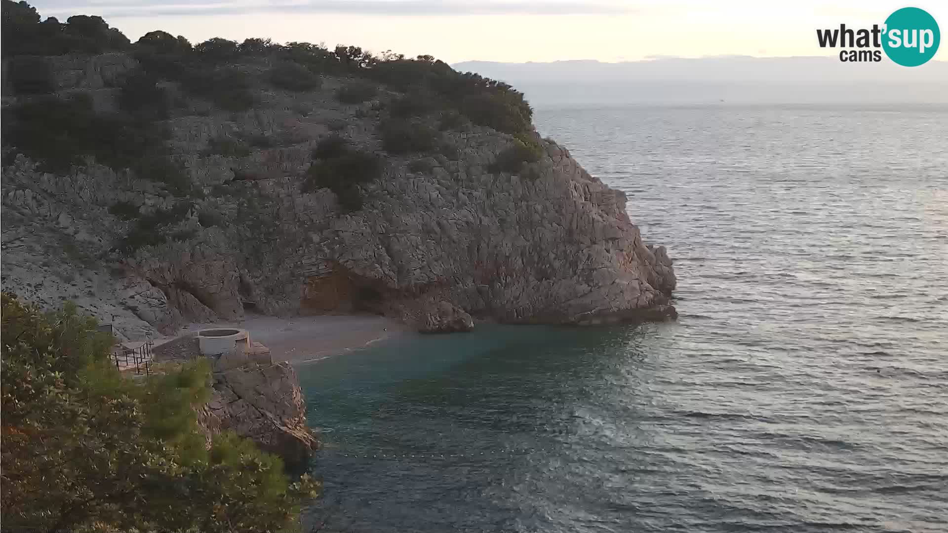 Webcam Brseč beach – Mošćenička Draga – Croatia