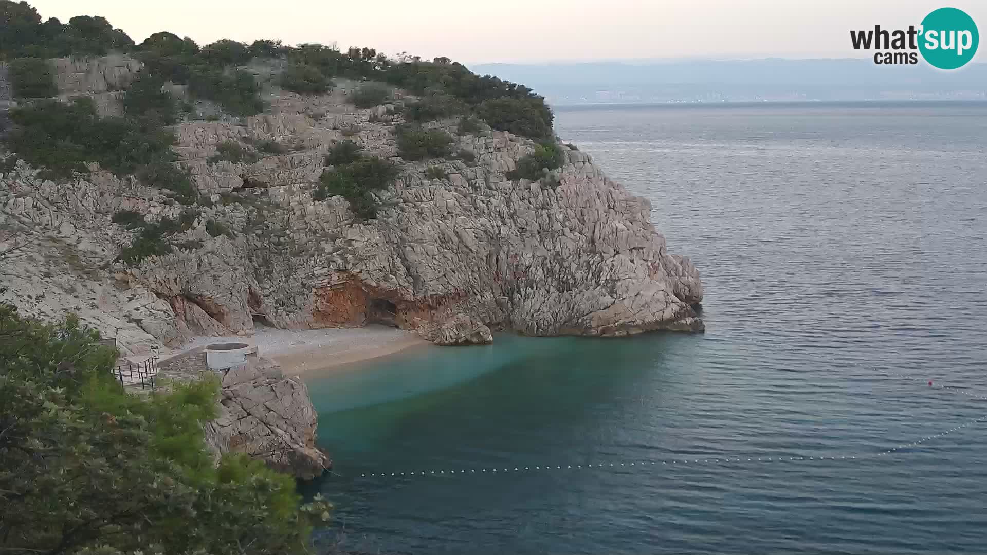Webcam Brseč beach – Mošćenička Draga – Croatia