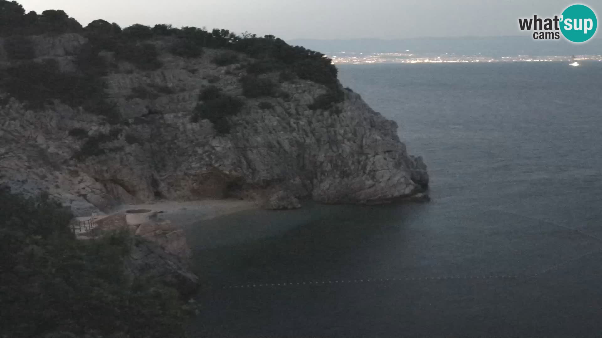 Webcam Brseč beach – Mošćenička Draga – Croatia