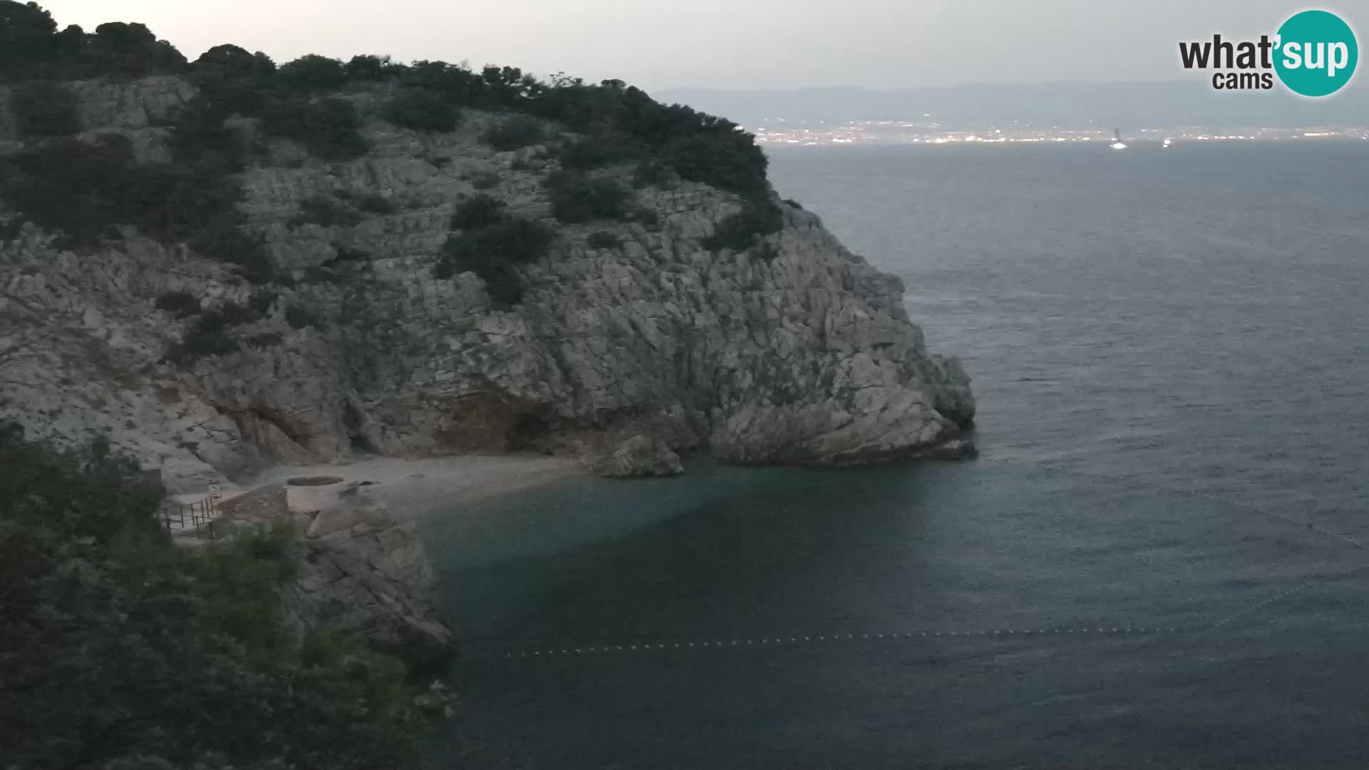 Webcam Brseč beach – Mošćenička Draga – Croatia