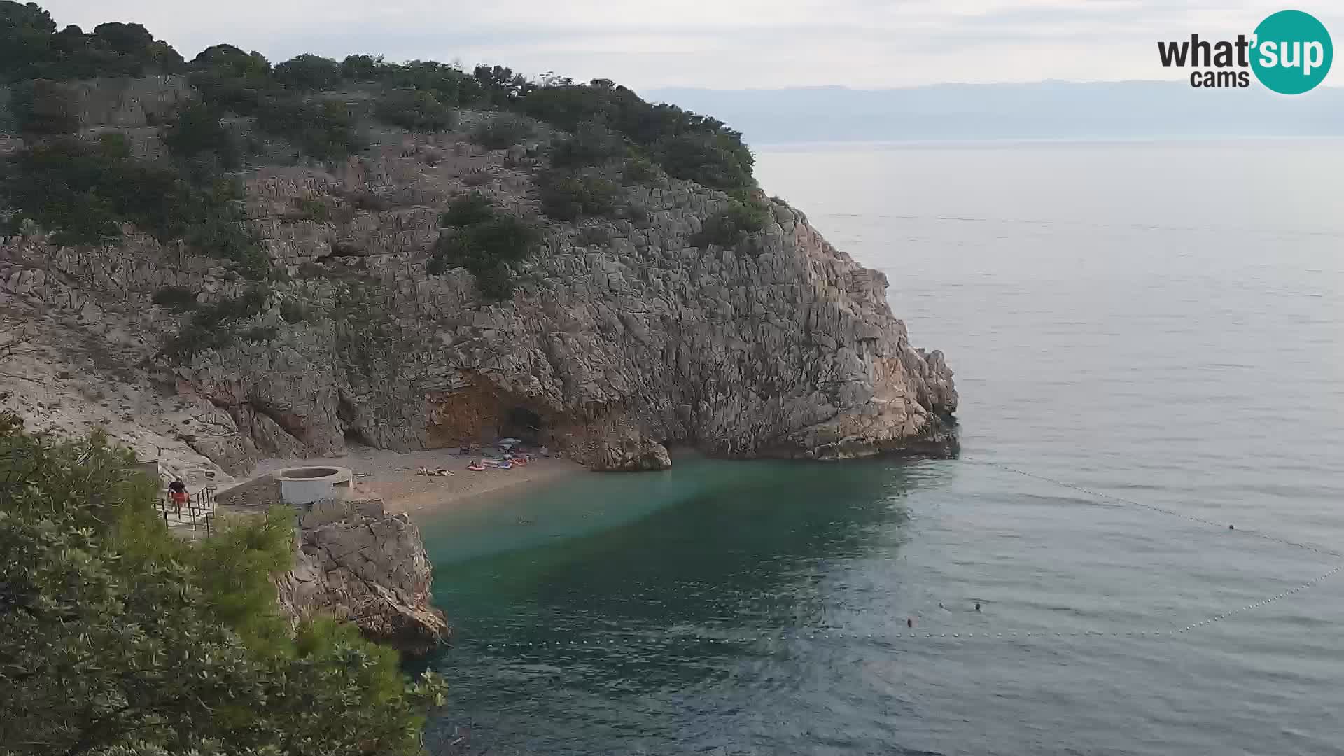 Webcam Bersezio spiaggia – Draga di Moschiena – Croazia