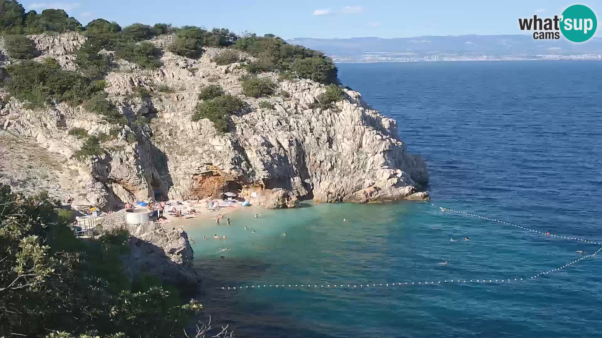 Webcam Brseč beach – Mošćenička Draga – Croatia