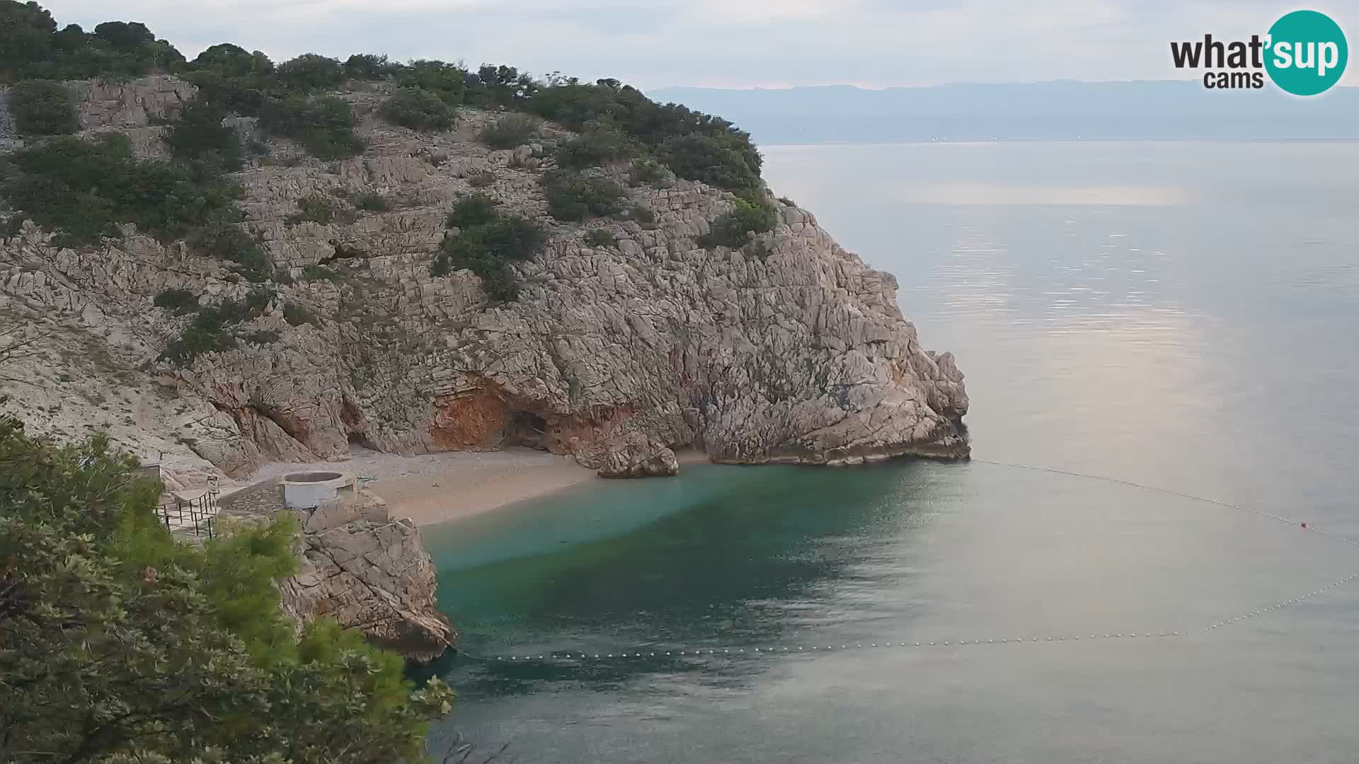 Webcam Brseč Strand – Mošćenička Draga – Kroatien