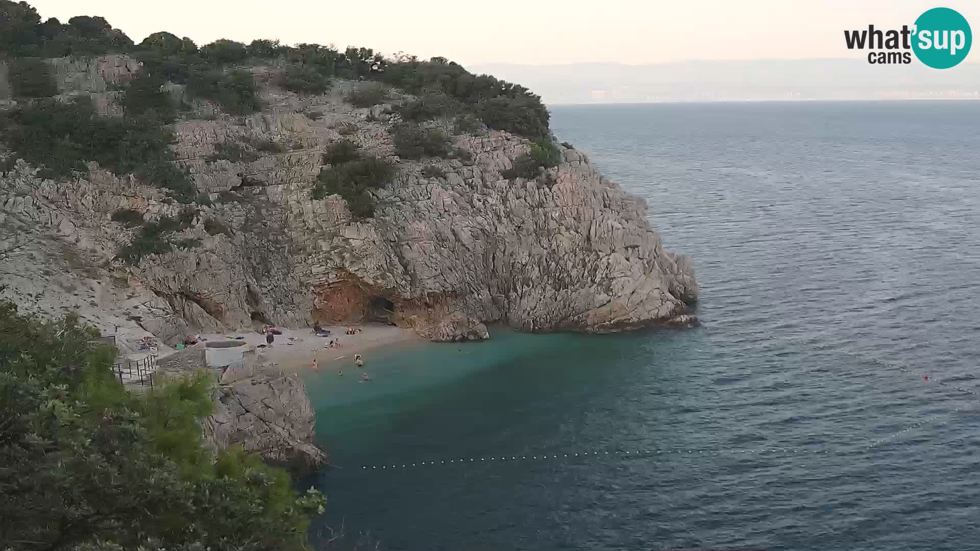 Webcam Bersezio spiaggia – Draga di Moschiena – Croazia