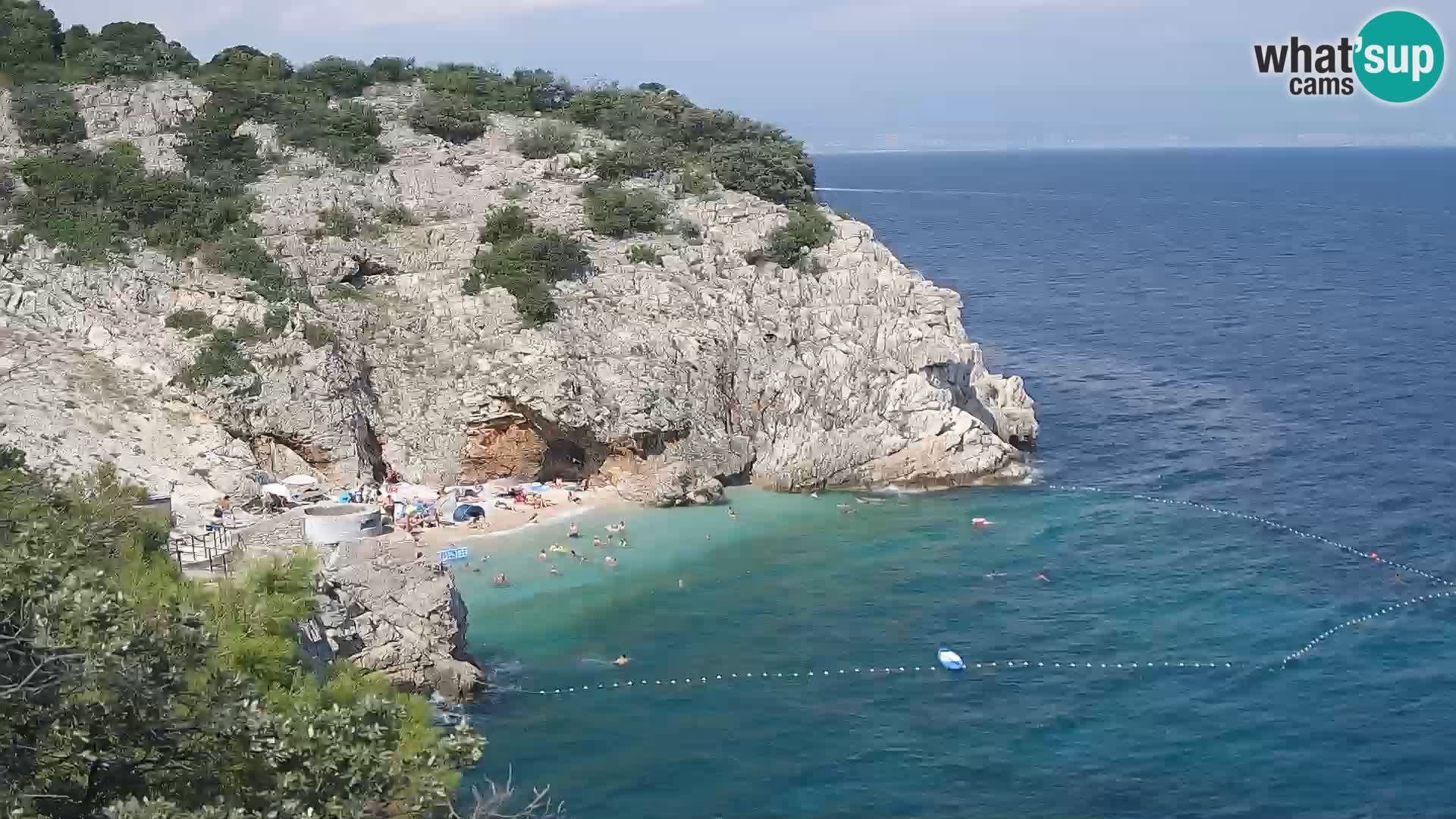 Webcam Brseč Strand – Mošćenička Draga – Kroatien