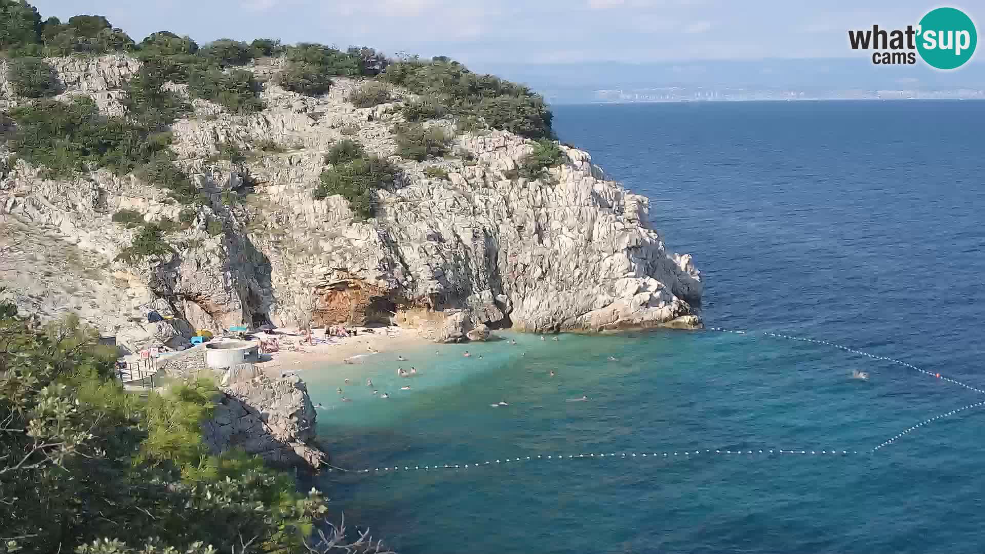 Webcam Bersezio spiaggia – Draga di Moschiena – Croazia