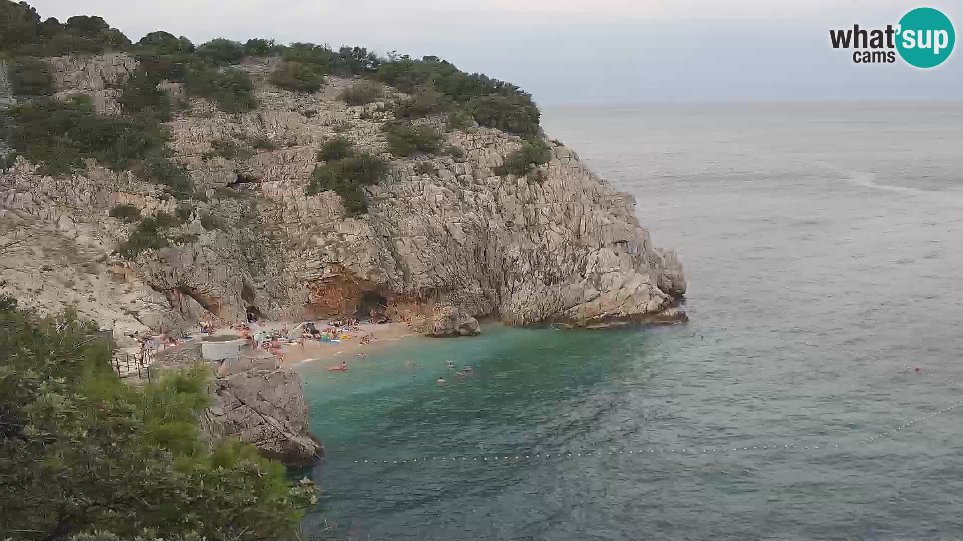Web kamera plaže Brseč – Mošćenička Draga – Hrvatska