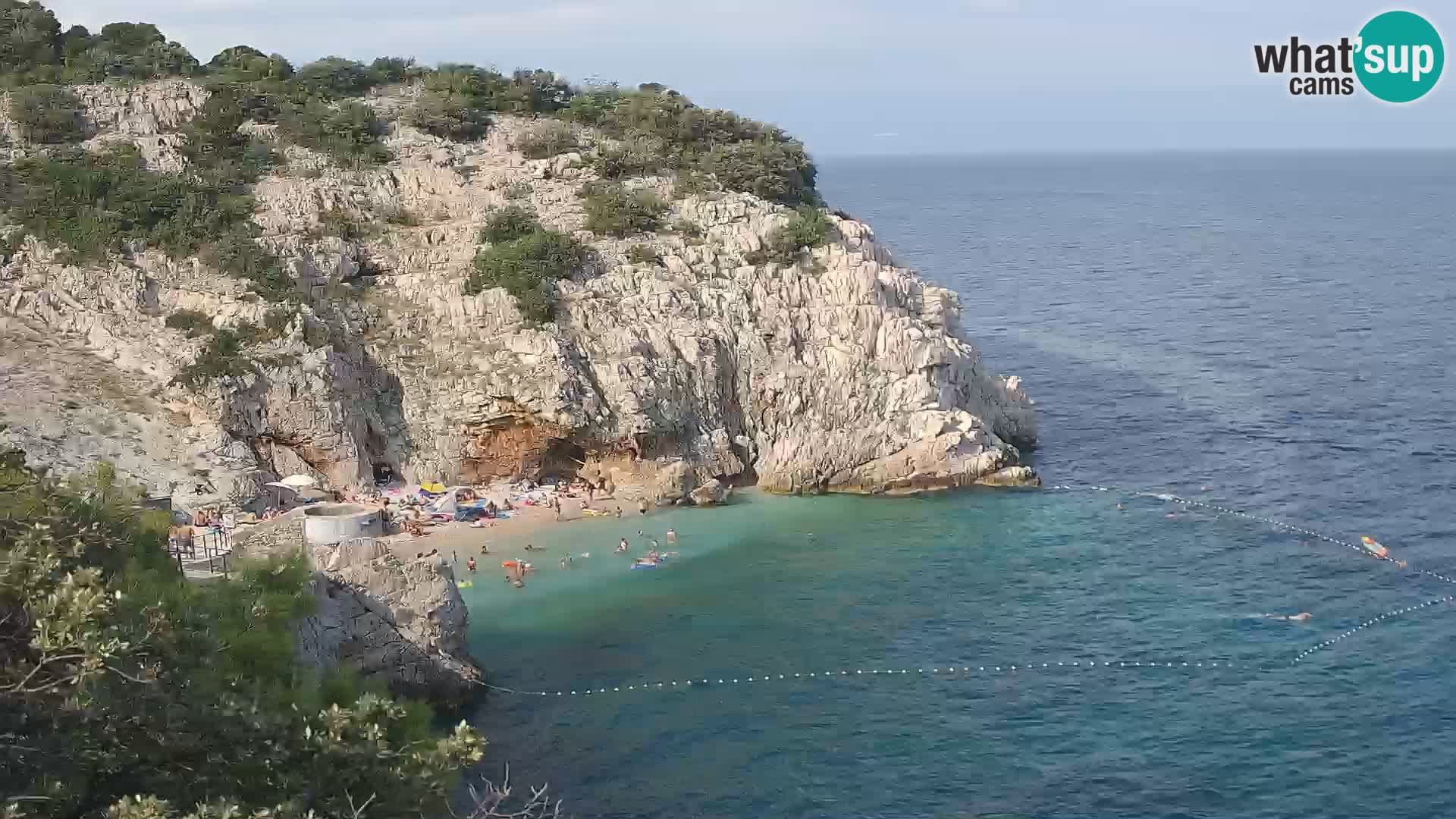 Webcam Brseč beach – Mošćenička Draga – Croatia