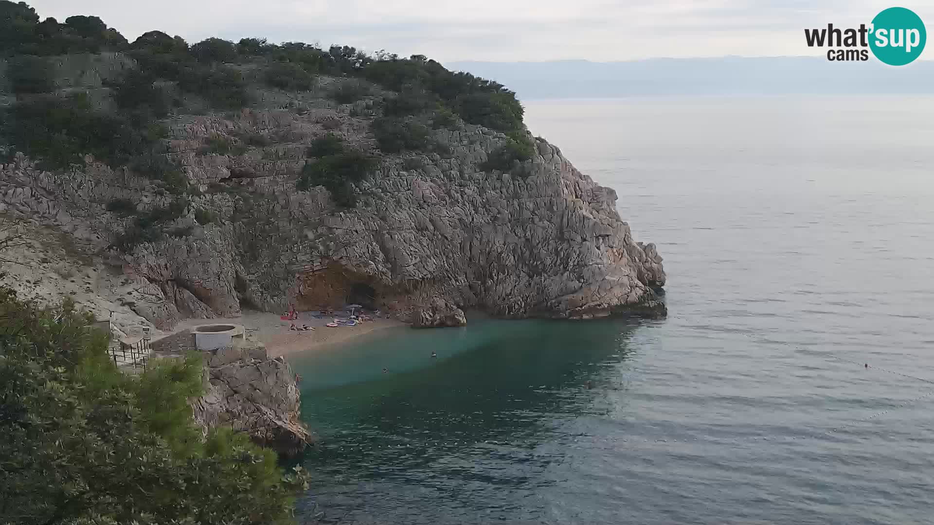 Webcam Brseč Strand – Mošćenička Draga – Kroatien